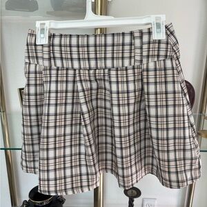 Plaid Mini Skirt